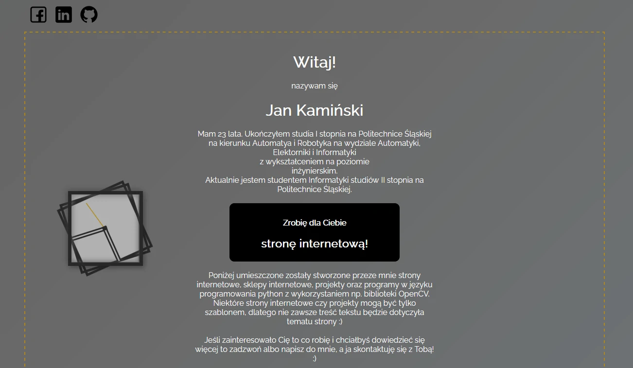 Strony internetowe Jan Kamiński